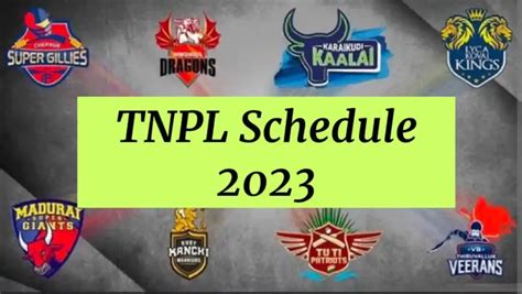 tnpl scorecard 2023|TNPL.